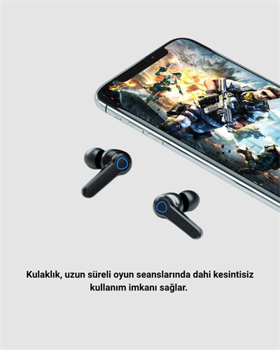 Bluetooth Kulaklık – Powerbank Özellikli, Oyun Modlu, Uzun Ömürlü ve Şarj Kutulu