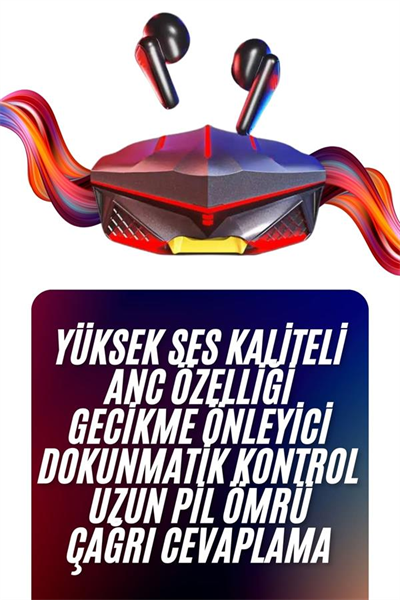 Bluetooth Kulaklık HD Ses Kaliteli Işıklı Metal Kasa Ios Android Uyumlu Mikrofonlu