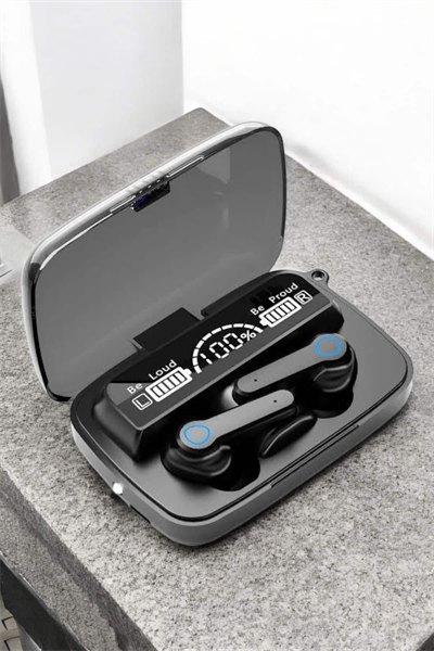 Bluetooth Kulaklık Powerbankli Dijital Göstergeli Dokunmatik Kontrol