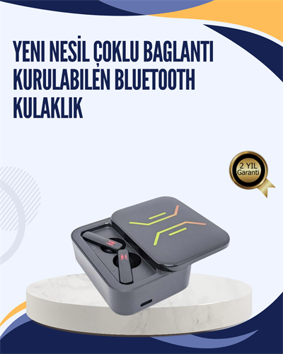 Bluetooth V5.0 TWS Kulaklık – 3 Saat Kesintisiz Kullanım
