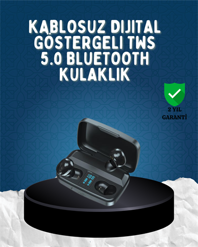 Bluetooth V5.0 Teknolojili Parmak Dokunmatik Kontrol Kulaklık Seti