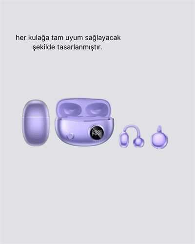 Bluetooth YXG10 Kulak Arkası Tasarım Cilt Dostu Silikon Hafif Yapı