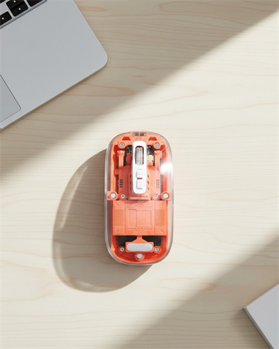 Bluetooth ve USB Destekli Kablosuz Şeffaf Mouse Sessiz Kullanım