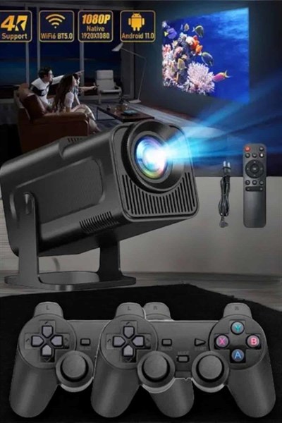 Bluetooth ve Yüksek Çözünürlükle Donatılmış Kompakt Projeksiyon Cihazı