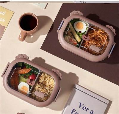 Bölmeli Paslanmaz Çelik Yemek Kutusu