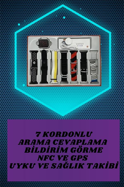 Boyun Bantlı Kulaklık ve 7 Kordonlu Yeni Nesil Akıllı Saat Kampanyası Yüksek Ses Kaliteli