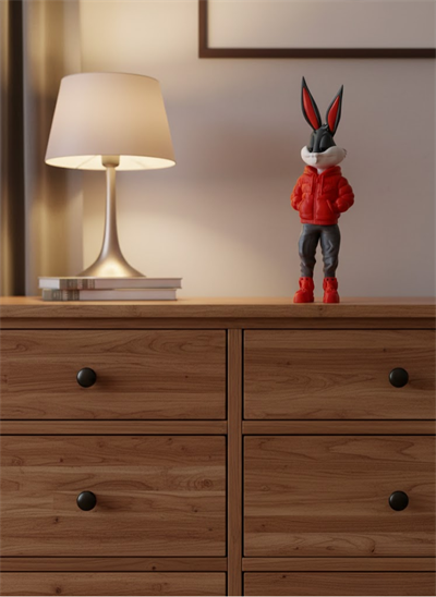 Bugs Bunny Dekoratif Figür 10×34 cm Modern Tasarım