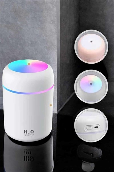 Buharlı Hava Nemlendirici Aromaterapi Renk Değiştirilebilir