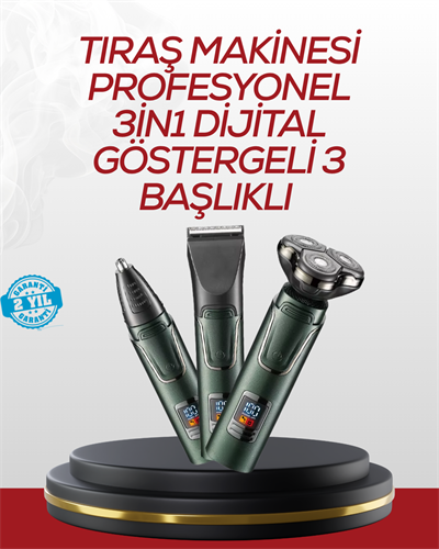 Burun, Sakal ve Saç İçin Erkek Tıraş Cihazı