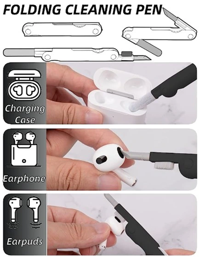 ÇOK FONKSIYONLU 7 IN 1 AIRPODS KLAVYE EKRAN KULAKLIK TEMIZLEME KITI