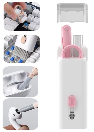 ÇOK FONKSIYONLU 7 IN 1 AIRPODS KLAVYE EKRAN KULAKLIK TEMIZLEME KITI