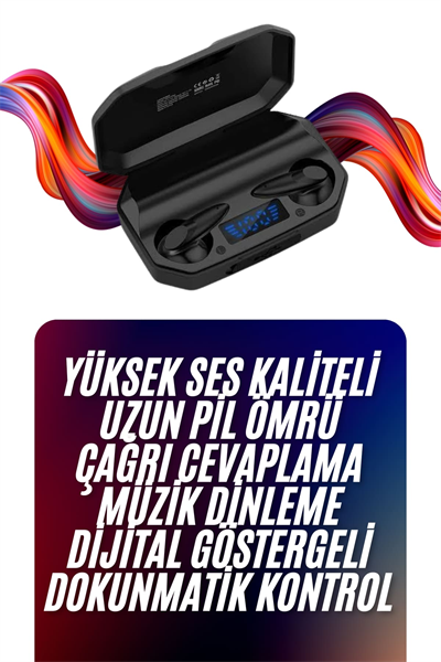 Çağrı Cevaplayabilen Akıllı Saat 5.2 Bluetooth Bağlantılı Gaming Kulaklık
