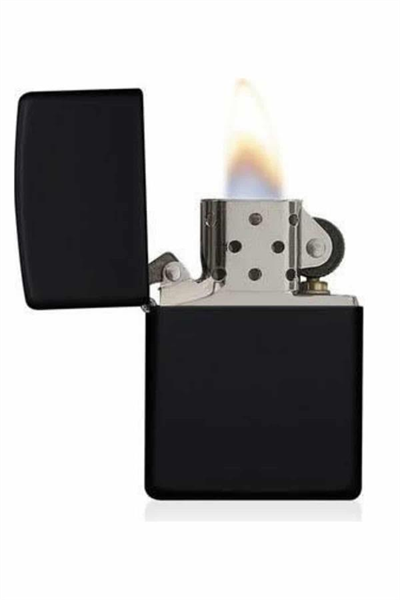 Çakmak Parlak Siyah Doldurulabilir Hedyelik Eşya