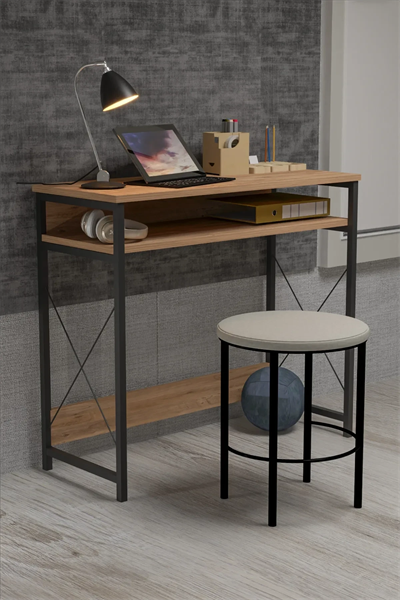 Çalışma Masası  Bilgisayar Laptop Ofis Masası Okul Ev Atlantik Çam