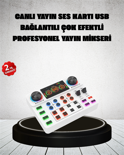 Canlı Yayın ve Karaoke İçin Profesyonel Ses Kartı Bluetooth Destekli