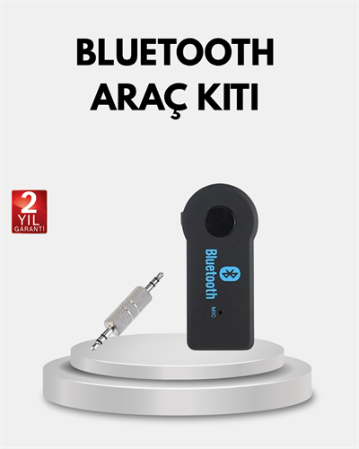 Car Bluetooth AUX Oto MP3 Player Kablosuz Müzik ve Görüşme Cihazı