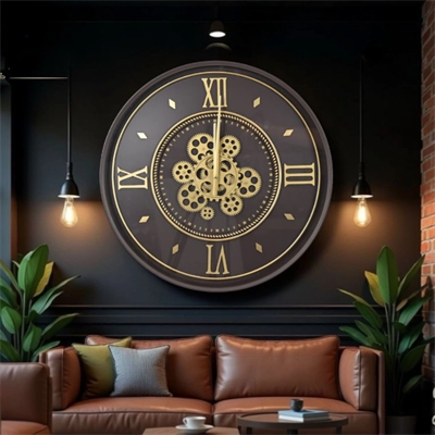 Çarklı Duvar Saati 55 cm