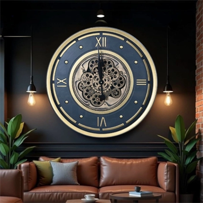 Çarklı Duvar Saati 60 cm