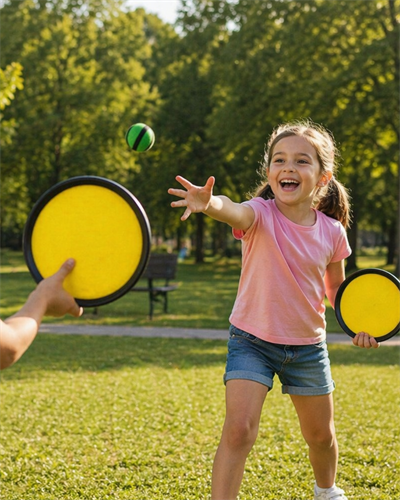 Catch Ball Set 2 Kişilik Top Yakalama Oyunu Çocuk Aktivite Seti