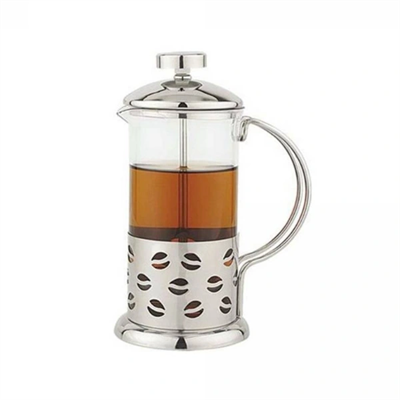 Çelik Kulplu Cam French Press - 350 ml