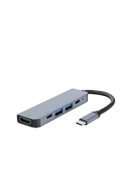 Çevirici Dönüştürücü Adaptör Macbook 3 In 1 Type-C To Hdmı USB 3.0