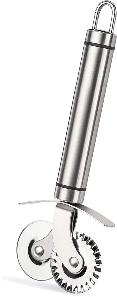 Çift Başlıklı Pizza Hamur Bıçağı