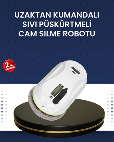 Çift Diskli Güvenli Otomatik Cam Silme Robotu