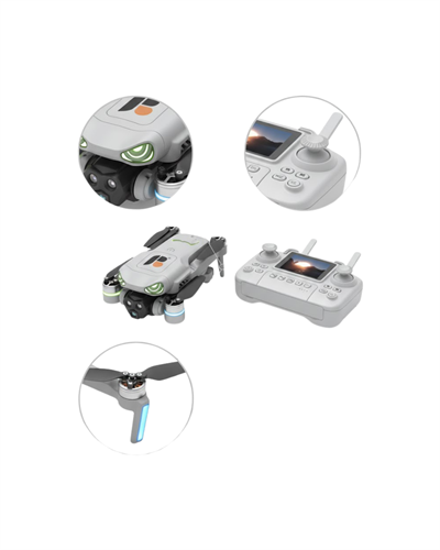 Çift Kameralı Akıllı Engel Algılamalı Katlanabilir Drone