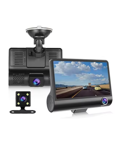 Çift Lens Araç Güvenlik Kamerası G Sensörlü Full HD