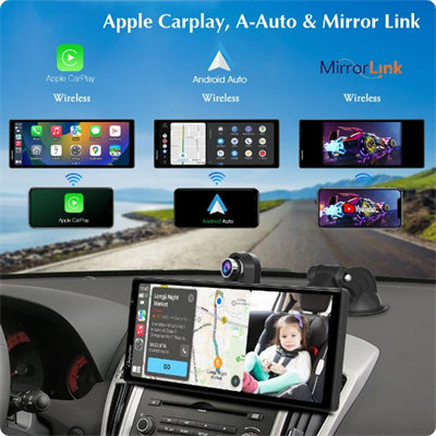 Çift Lens Kameralı Apple Ve Android CarPlay