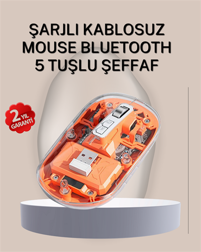Çift Modlu Fare – USB Alıcılı ve Bluetooth Bağlantılı