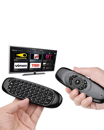 Çift Taraflı Hava Mouse Kablosuz Klavye ve Uzaktan Kumanda