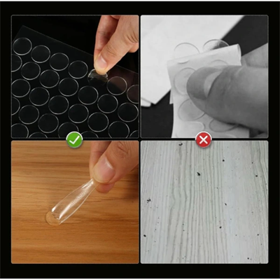 Çift Taraflı Yuvarlak Montaj Macunu 42 Adet