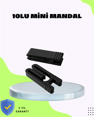 Cips Kahve ve Bakliyat İçin Poşet Kapatma Mandalı 10’lu