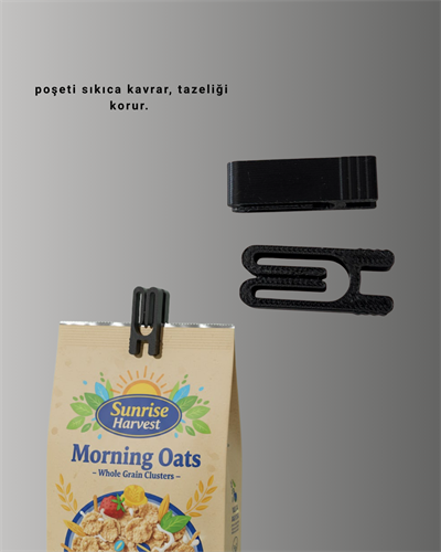 Cips Kahve ve Bakliyat İçin Poşet Kapatma Mandalı 10’lu