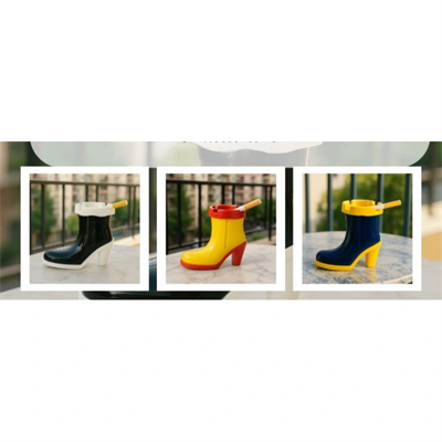 Çizme Tasarımlı Kokusuz Küllük