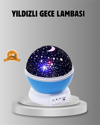 Çocuk Gece Lambası 6 Modlu Renkli LED Enerji Tasarruflu Masal Işığı