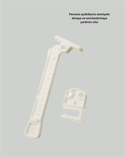 Çocuk Güvenliği İçin Cam Pencere Kilidi 3 Adet