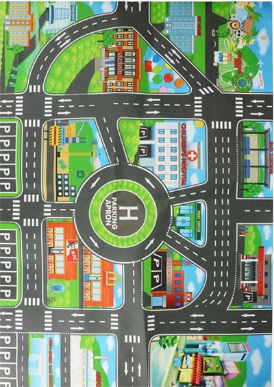 Çocuk Oyun Matı (Mutlu Şehir Hayatı)