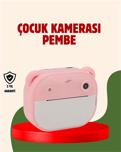 Çocuklar İçin Şipşak Yazıcı Kamera 24MP HD Çift Lensli Termal Baskılı