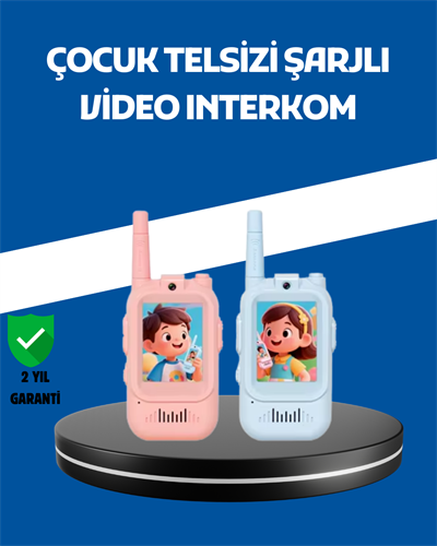Çocuklar İçin Video Görüşmeli Walkie Talkie Uzun Mesafe İletişim