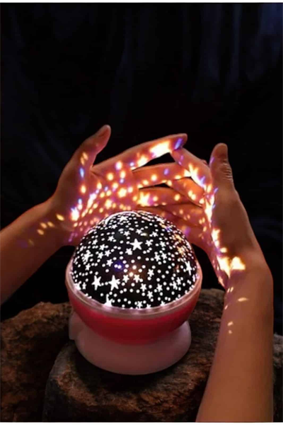 Çocuklara Özel Yıldızlı Gece Lambası