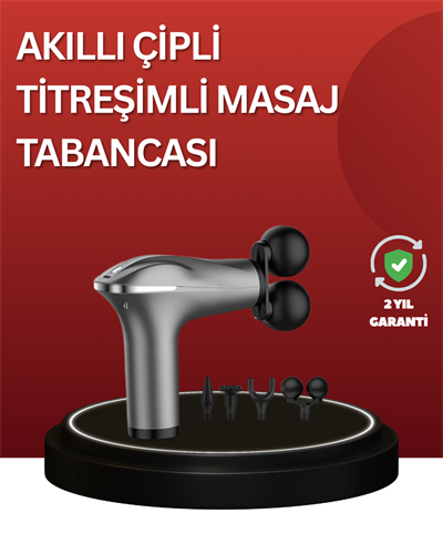 Çok Fonksiyonlu 4 Başlıklı Şarjlı Masaj Aleti Kas Ağrısı Rahatlatıcı