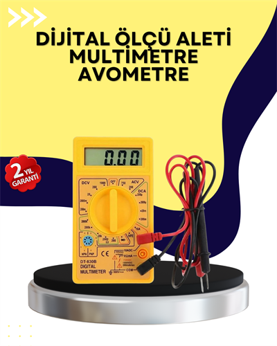 Çok Fonksiyonlu Dijital Multimetre Elektrik Test Cihazı