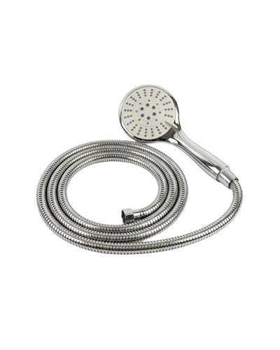 Çok Fonksiyonlu El Duşu Başlığı Spiral Hortumlu Dayanıklı Duş Seti