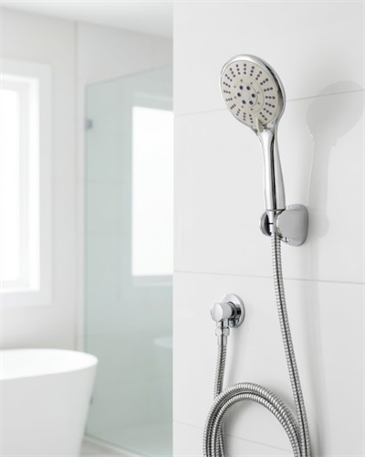 Çok Fonksiyonlu El Duşu Seti Kireç Önleyici Duş Başlığı Spiral Hortum Mafsallı Askı