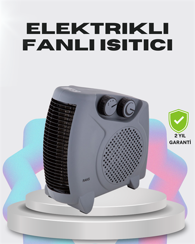 Çok Fonksiyonlu Fanlı Isıtıcı Isıtma ve Soğuk Hava Üfleme Özellikli