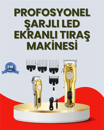 Çok Fonksiyonlu Saç, Sakal ve Vücut İçin Tıraş Makinesi