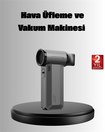 Çok Fonksiyonlu Şarjlı Hava Üfleme ve Vakum Makinesi