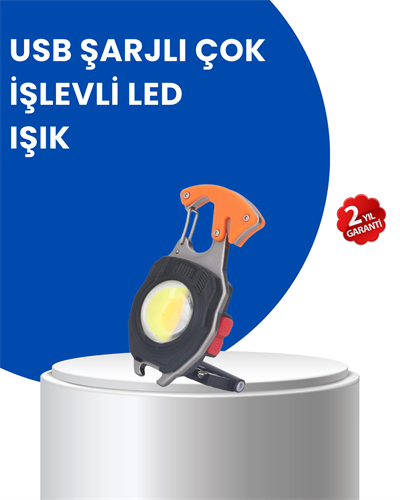 Çok Modlu LED Işıklı Pratik Anahtarlık